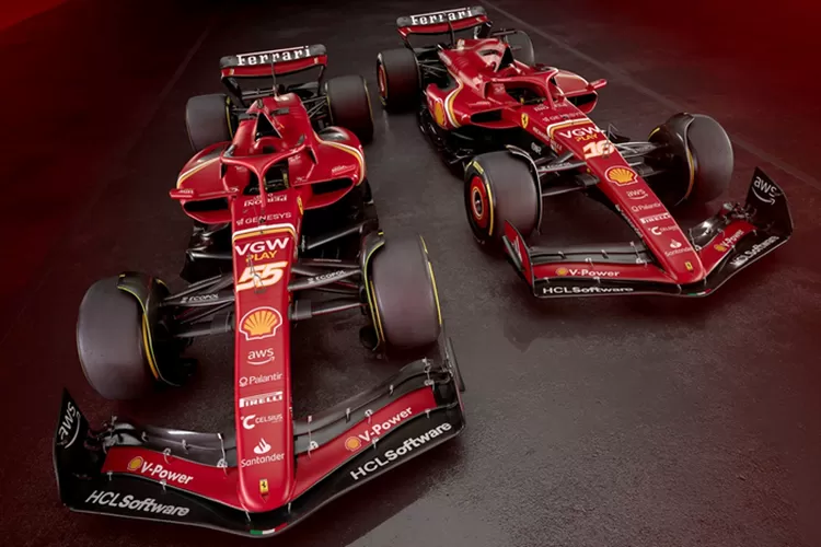 Mobil baru tim balap Ferrari yang diberi nama SF-24 (Scuderia Ferrari)