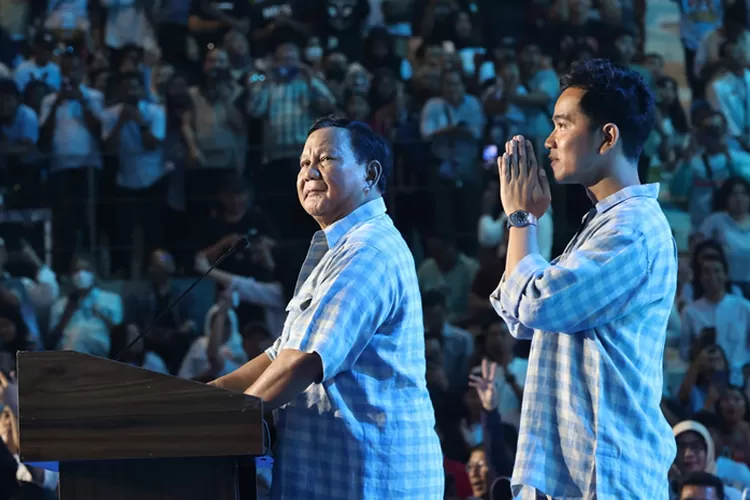 Prabowo Gibran umumkan diri sebagai pemenang quick count Pemilu 2024 (Facebook Prabowo Subianto)