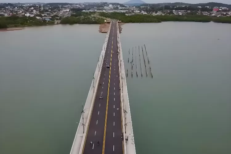 Jembatan Dompak Kepulauan Riau pernah bikin rugi kontraktor hingga Rp30 miliar (Youtube KepriMedia Channel)