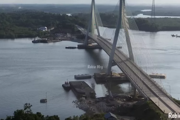 Pembangunan Jembatan Pulau Balang dan Jalan tol IKN Seksi 5A masih terus dipercepat