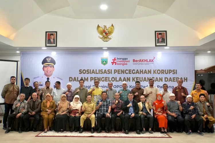 Pimpinan OPD Padang Panjang Ikuti Sosialisasi Pencegahan Korupsi dalam Pengelolaan Keuangan Daerah (Kominfo Padang Panjang)