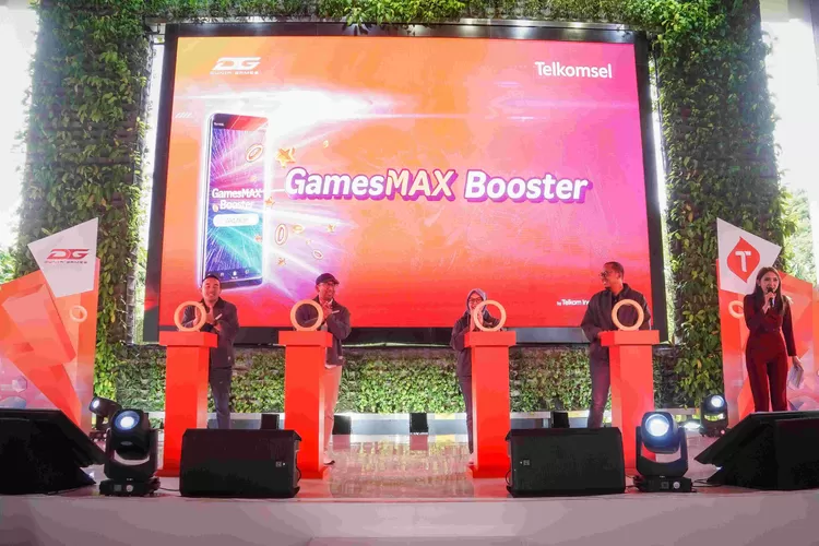 Peluncuran paket GamesMAX Booster dan berkolaborasi bersama Moonton dukung gelaran turnamen terbesar MPL ID season 13 sebagai Official Mobile Internet Partner untuk berikan pengalaman bermain mobile game yang unggul melalui jaringan terdepan Telkomsel. (IST)
