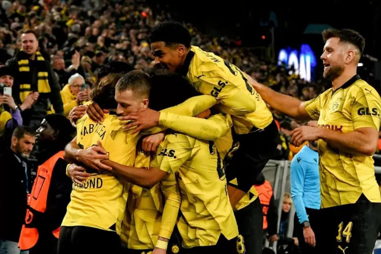 Borussia Dortmund berhasil lolos ke babak perempatfinal Liga Champion Eropa 2023/2024 setelah kalahkan PSV (Instagram @bvb09)