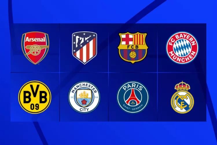 Daftar Delapan Tim yang Lolos ke Babak Perempatfinal Liga Champions 2023/2024 (Instagram @championsleague)