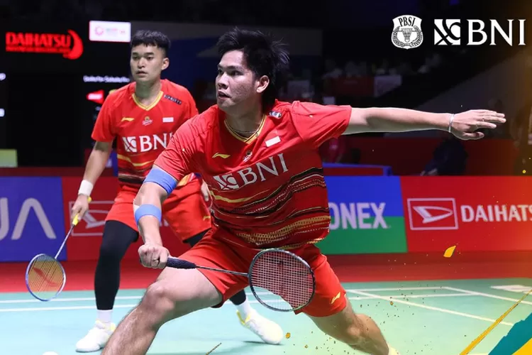 Leo Rolly Carnando dan Daniel Marthin menjadi wakil Indonesia yang lolos ke babak 16 besar Swiss Open 2024 (Instagram @badminton.ina)