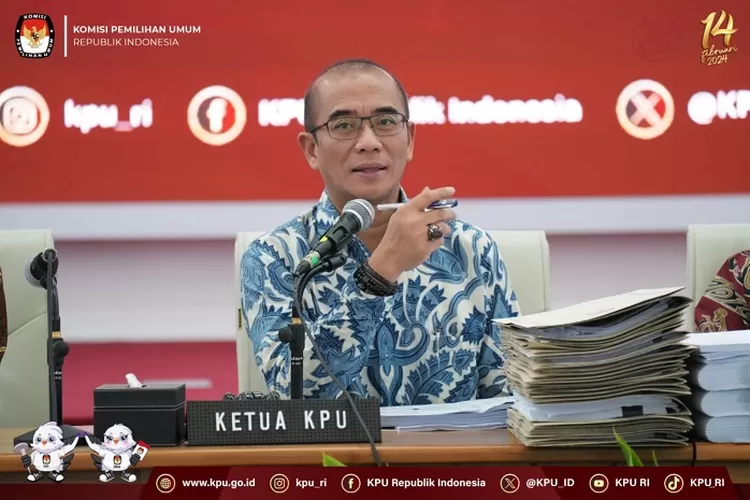 Prabowo Subianto Bersyukur atas Kemenangan dalam Pilpres 2024 (Twitter @KPU_ID)