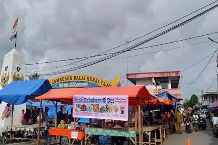 Pasar Pabukoan di Kota Pariaman Banjir Pengunjung (Kominfo Kota Pariaman)