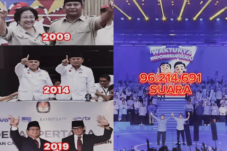 Perjalanan Prabowo Subianto sampai akhirnya sukses menang Pilpres 2024 (Partai Gerindra)