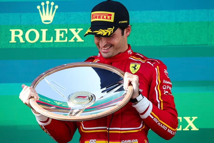 Carlos Sainz saat menjuarai balapan F1 GP Australia 2024 (Scuderia Ferrari)