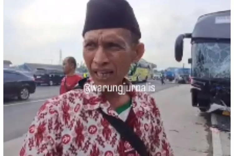Pengakuan sopir yang selamat dari kecelakaan maut Tol Jakarta-Cikampek (Instagram @warungjurnalis)