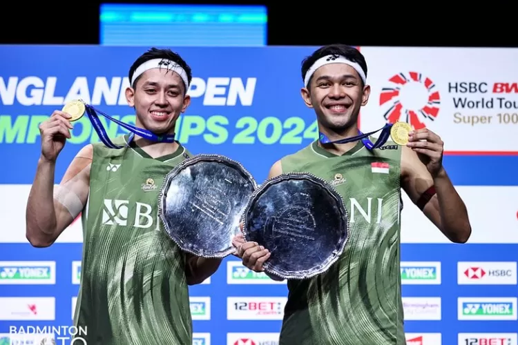 Fajar/Rian akan berlaga di Badminton Asia Championship 2024 (PBSI)