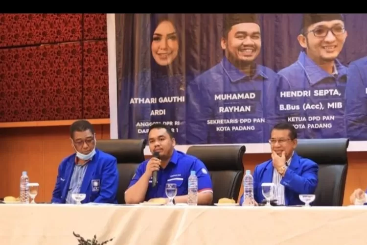 Hendri Septa Kantongi Rekomendasi DPP PAN Maju Walikota, Rayhan: Bukti Keberhasilan Beliau Pimpin Kota Padang
