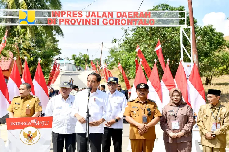 Pembangunan Jalan Inpres di Gorontalo Telan Rp161 Miliar Sepanjang 46 Km Diresmikan Presiden Jokowi (Setkab.go.id)