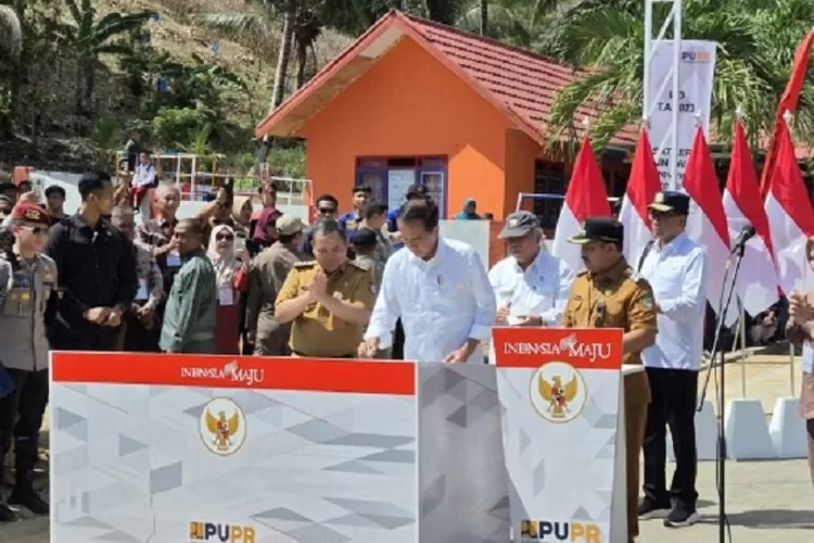Peresmian Jalan Daerah oleh Presiden Jokowi