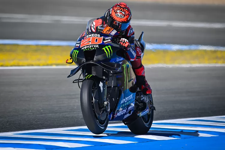 Pembalap Fabio Quartararo dalam Latihan Bebas MotoGP Spanyol 2024 (Monster Energy Yamaha MotoGP)