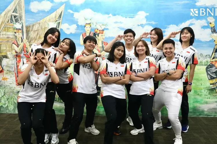 Tim Putri Indonesia di Uber Cup 2024 (Instagram @badminton.ina)