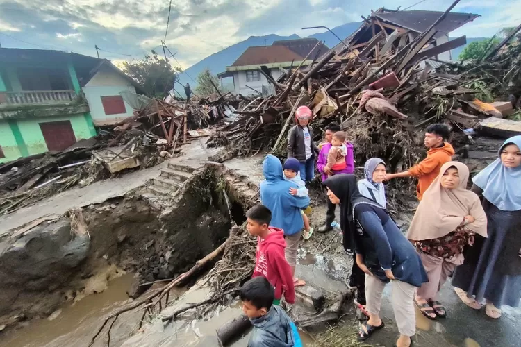 Bencana banjir lahar dingin di Sumatera Barat