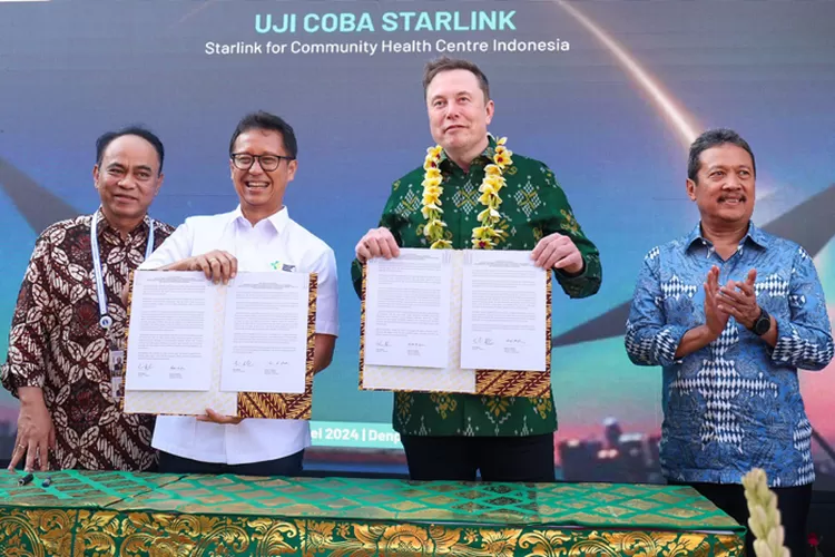 Elon Musk resmikan Starlink di Indonesia (Kementerian Kesehatan RI)