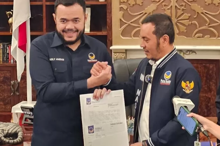 Resmi! Partai NasDem Usung Fadly Amran sebagai Bakal Calon Wali Kota Padang Pilkada Serentak 2024