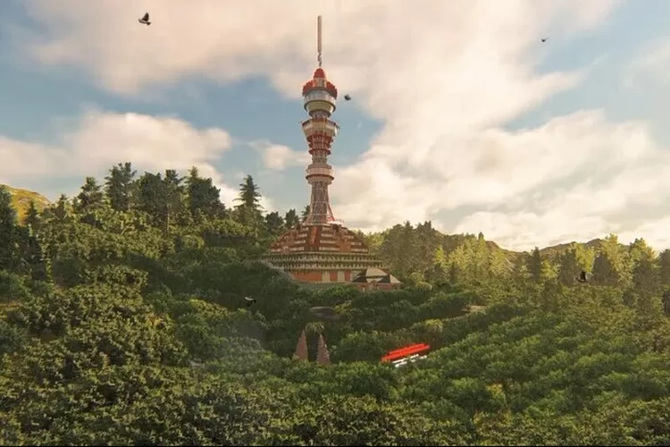 Turyapada Tower bakal jadi menara tinggi pertama di Bali setara Eiffel (Hutama Karya)