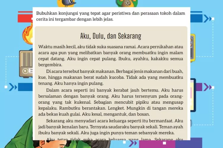 Bahasa Indonesia kelas 9 halaman 15 Kegiatan 6 Kurikulum Merdeka: Menggunakan konjungsi dalam teks deskripsi