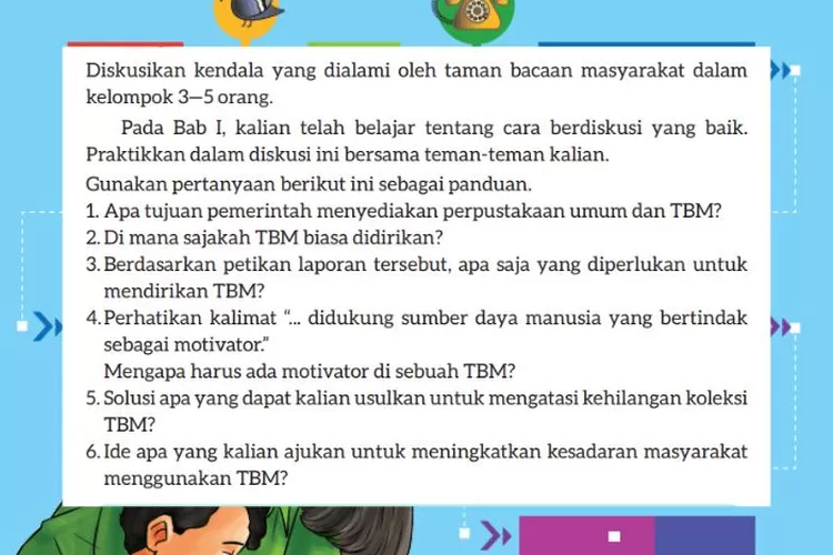 Bahasa Indonesia kelas 9 halaman 41 Kegiatan 5 Kurikulum Merdeka: Informasi dalam teks terkait TBM