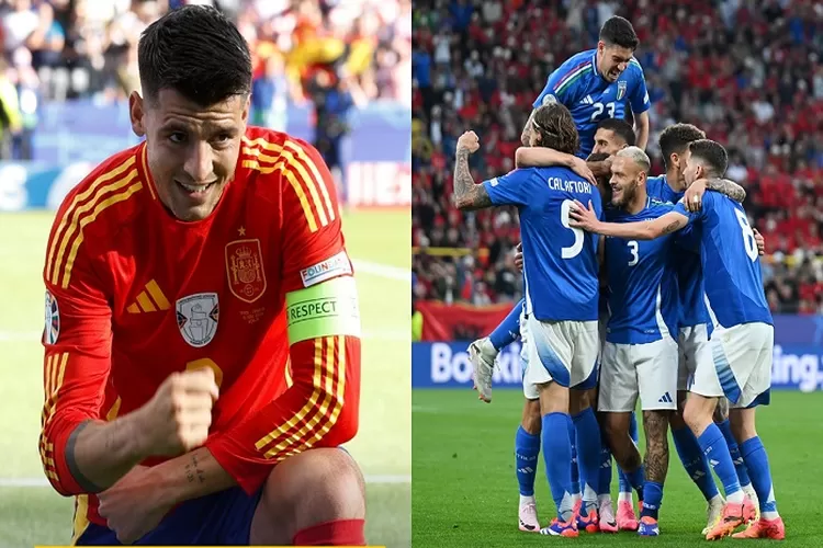 Spanyol dan Italia meraih kemenangan di pertandingan Grup B Euro 2024 (UEFA)