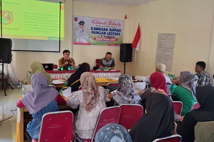 DKPP Agam Sosialisasikan Keamanan Pangan dalam Pelatihan KRPL di Nagari Padang Tarok (Humas Pemkab Agam )