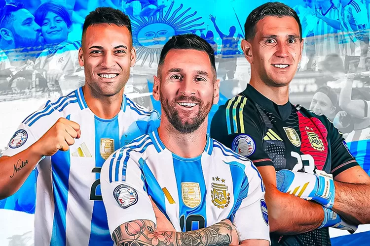 Argentina berhasil lolos ke semifinal Copa America 2024 usai mengalahkan Ekuador (Copa America)