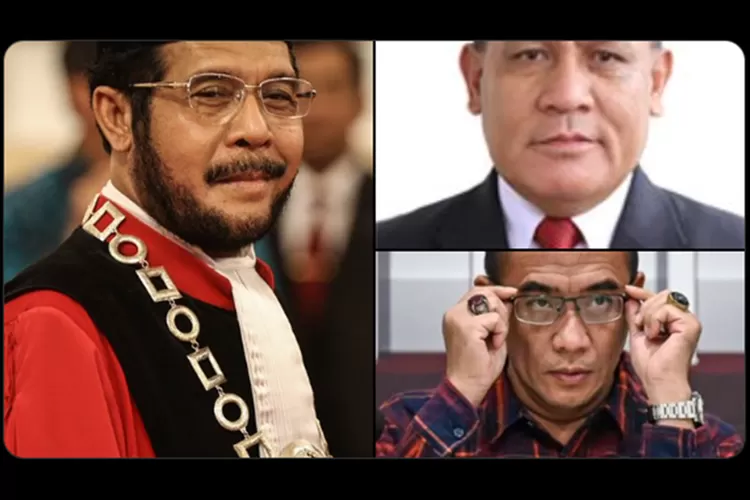Sosok Anwar Usman, Firli Bahuri dan Hasyim Asyari yang sama-sama diberhentikan dari jabatannya (Akun X @AirinDatangLagi)