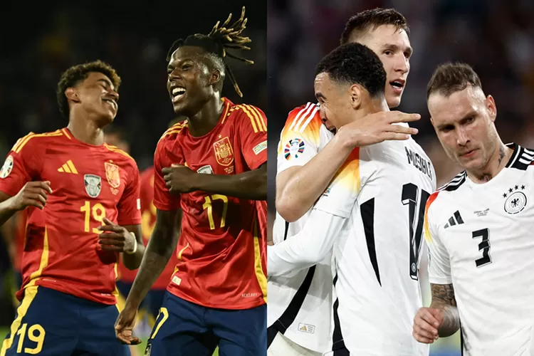 Pertandingan perempat final Euro 2024 antara Spanyol vs Jerman akan berlangsung Jumat malam ini (UEFA)
