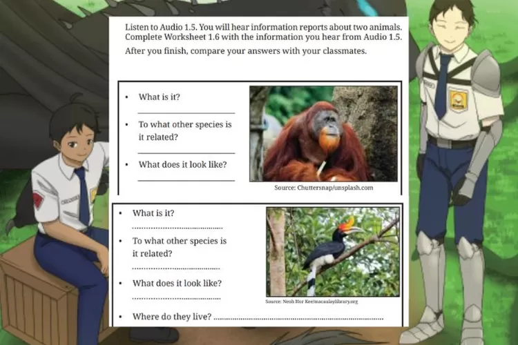 Bahasa Inggris kelas 9 halaman 39 40 Section 5 Unit 1 Chapter 1 Kurikulum Merdeka: Information reports about critically endangered animals