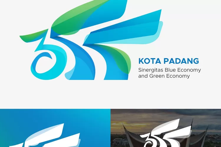 Jelang 7 Agustus 2024, Pj Wako Luncurkan Logo HUT Kota Padang (Humas Pemko Padang )