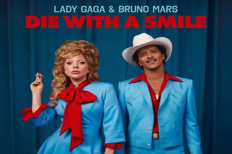 &lsquo;Die With A Smile&rsquo; oleh Bruno Mars dan Lady Gaga ramai didengarkan oleh para pecinta musik Tanah Air (Instagram.com/LadyGaga)