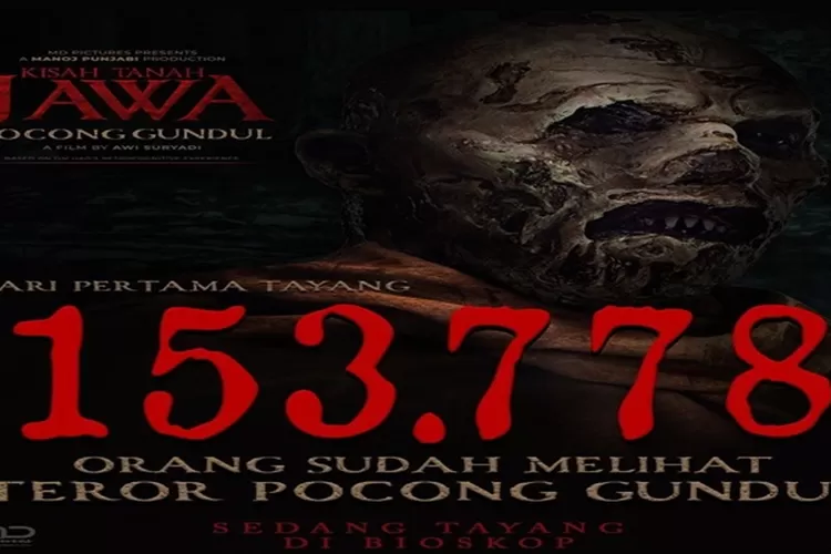 Segini Jumlah Penonton Saat Film Kisah Tanah Jawa Pocong Gundul Tayang