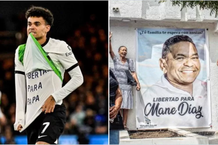 Selebrasi Haru Luis Dias. (Gorajuara/ Twitter/ @FabrizioRomano)