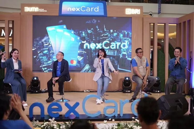 BRI yang menjalin kerja sama dengan Xendit Group meluncurkan kartu kredit Nex Card. (Gorajuara/ BRI)