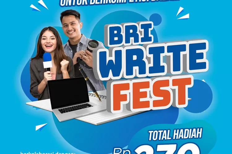 Kompetisi BRI Write Fest 2023 Tawarkan Hadiah Ratusan Juta! (Foto: dok BRI/Ist)