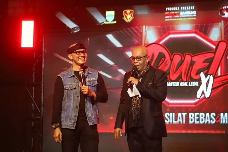 Wakil Ketua III DPRD Kota Bandung, Dr. H. Edwin Senjaya.,   S.E., M.M., buka ajang tarung Pencak Silat Bebas   dan MMA Professional (Gorajuara.com/Humpro DPRD Kota Bandung)