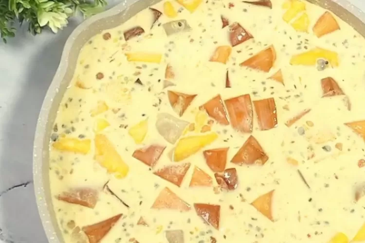 Mango sago praktis dibuat di rumah (Foto: Gorajuara/ Tangkap layar Instagram @ligia_amoy)