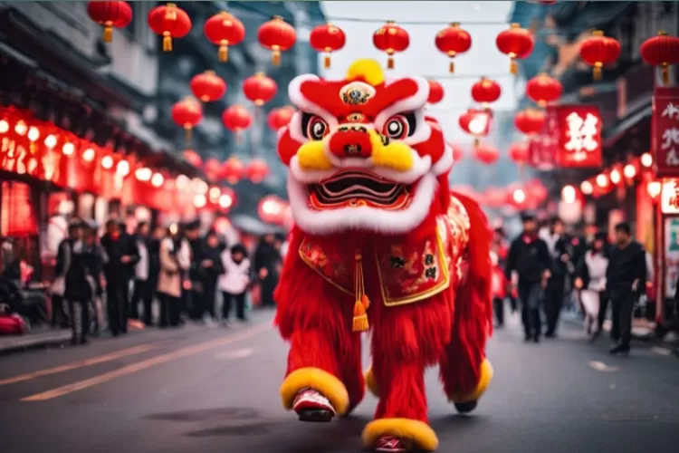 Barongsai begitu identik dengan Hari Imlek (Foto: Gorajuara/ Pixabay/ StayWeird)