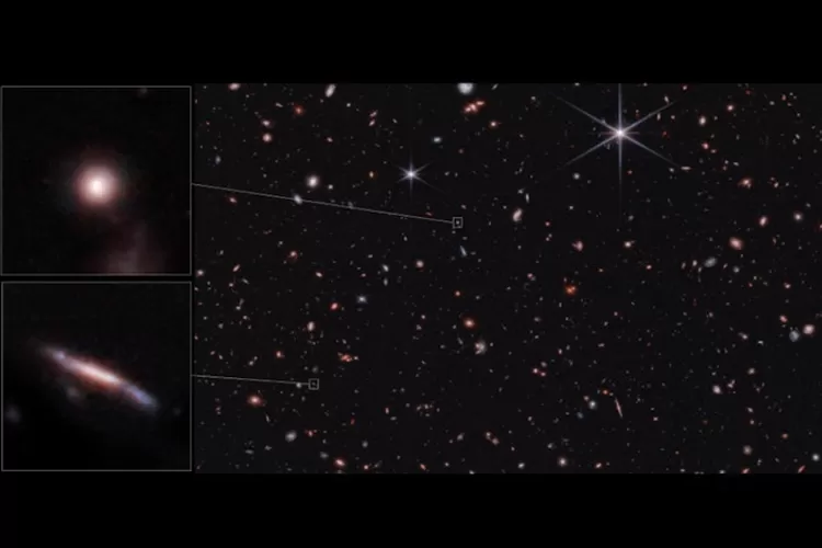 Penemuan Terbaru dari Teleskop Luar Angkasa James Webb: Galaksi Awal dengan Bentuk Seperti Papan Selancar Ditemukan