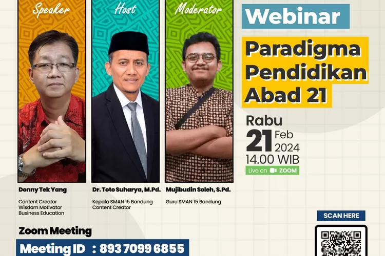 Webinar Paradigma Pendidikan Abad 21 (GoraJuara.com/dok AKSI)
