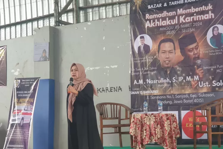 Hj. Vinny Ketua BEIKA SMAN 15 Bandung (GoraJuara.com/dok AKSI)