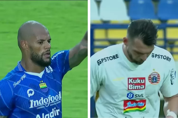 David Da Silva Membawa Persib Menang Lawan Persija di BRI Liga 1. (Gorajuara/ YouTube/ Indosiar)