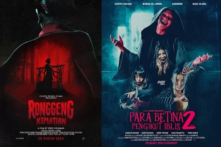 Duel film horor Indonesia Ronggeng Kematian x Para Betina Pengikut Iblis 2, mana yang paling menyeramkan? (Gorajuara.com/Kolase Clock Work Film/Max Pictures)