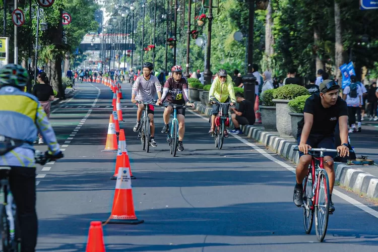 Car Free Day di Bandung! Jelajahi Jalan Ir. H. Juanda dan Buahbatu dalam suasana ramai tanpa kendaraan. (Diskominfo Kota Bandung)