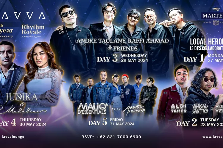 Meriahnya Pesta Ulang Tahun ke-5 LAVVA di Plaza Senayan!  (Instagram @lavvalounge / GoraJuara.com)