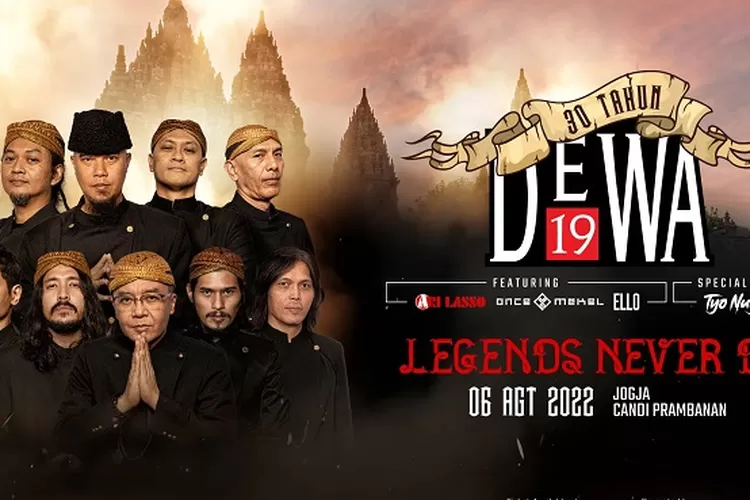 Nonton Dewa 19 di Prambanan Jazz 2024, Tiket Mulai Rp400 Ribuan! Yuk, Serbu dan Nikmati Konser Epic di Candi Prambanan! (Instagram @officialdewa19 / GoraJuara.com)