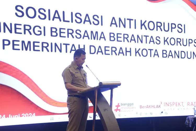 upaya Inspektorat Kota Bandung dalam menggelar sosialisasi antikorupsi untuk meningkatkan integritas dan transparansi di Pemerintah Kota Bandung. (Humas Bandung / GoraJuara.com)